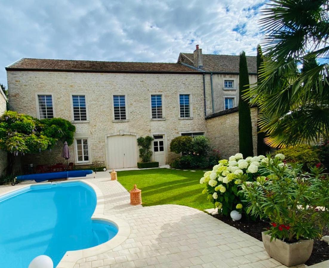 "Le Jardin" Chambre De Charme, Piscine A Meursault Exterior foto